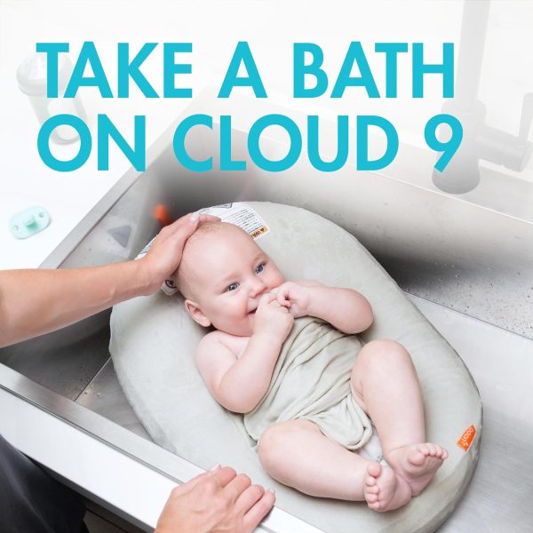 Boon Puff+ Inflatable Baby Bather - Infant Bathtub Includes Microfleece Cover, Swaddle Wings, and Storage Bag – Inflatable Baby Bathtub for Newborns and Infants - Image 2