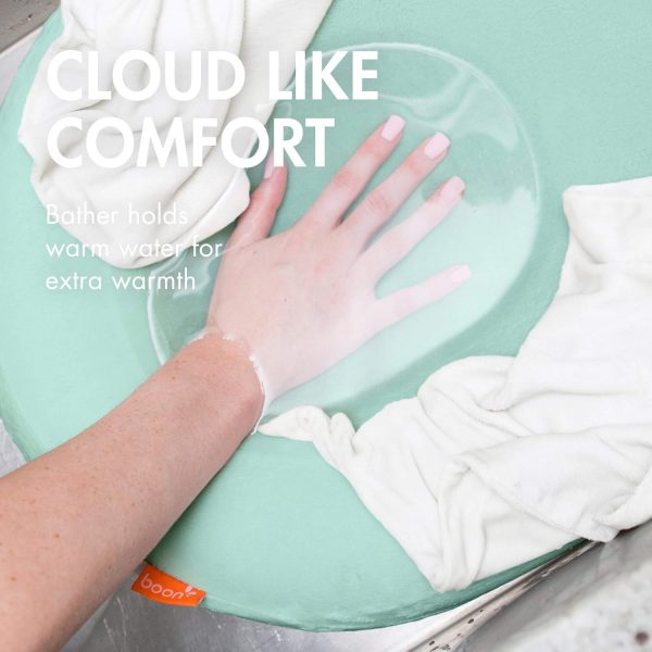 Boon Puff+ Inflatable Baby Bather - Infant Bathtub Includes Microfleece Cover, Swaddle Wings, and Storage Bag – Inflatable Baby Bathtub for Newborns and Infants - Image 16