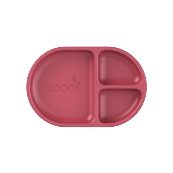 Boon CHOW Silicone Plate Set - 3 Unbreakable Divided Toddler Plates - Baby Plates for 6 Months and Up - Baby Led Weaning Supplies - Mint Multicolor - Image 11