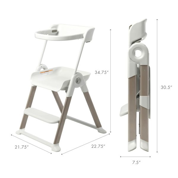 Boon Pivot Toddler Tower Kids Kitchen Step Stool - Folding Toddler Step Stool for Bathroom Sink or Kitchen Counter - Step Stool for Toddlers with CPC Certification - White - Ages 18 Months to 4 Years - Image 12